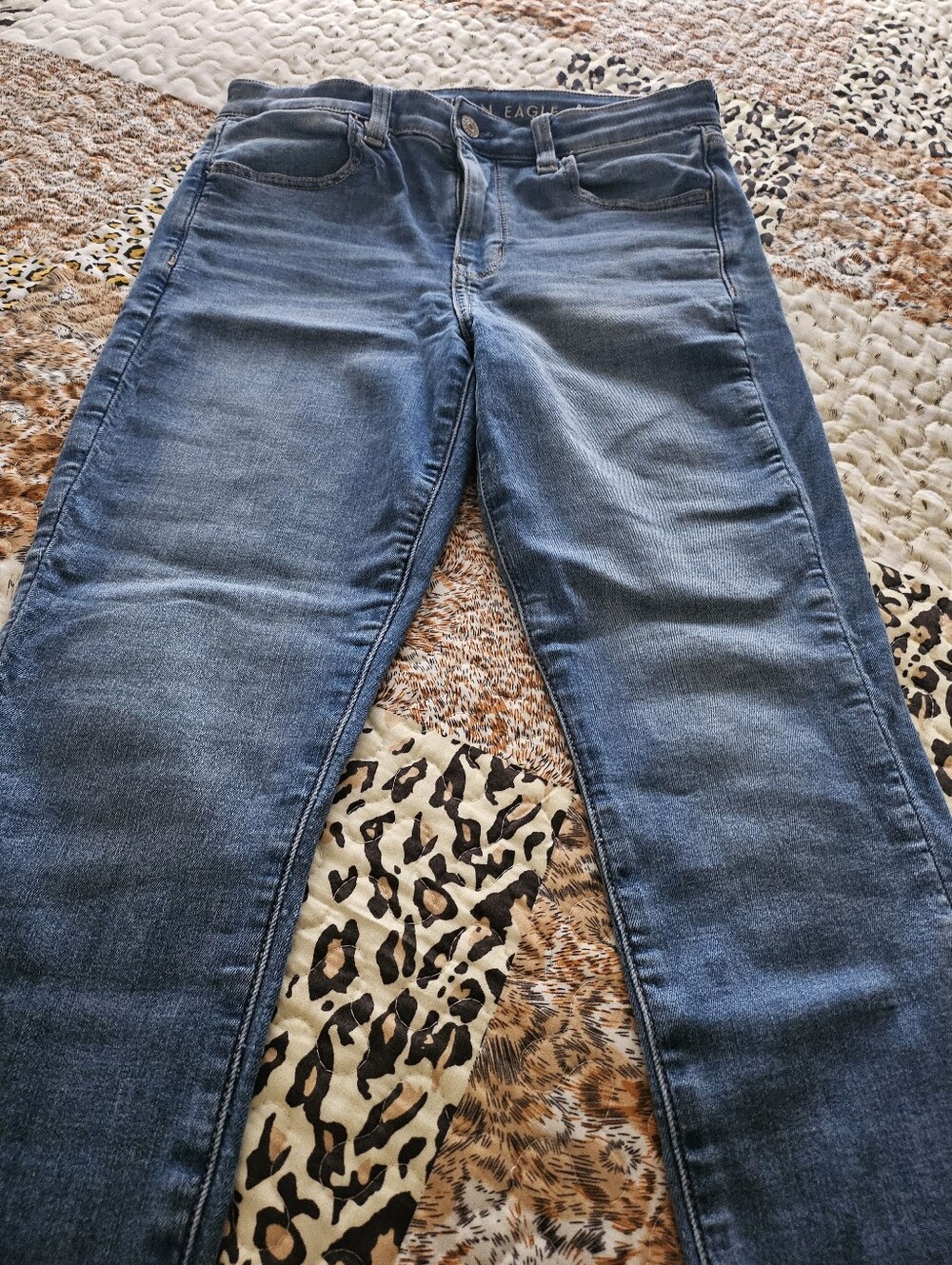 American Eagle Outfitters Dark Blue Slim Straight Jeans
